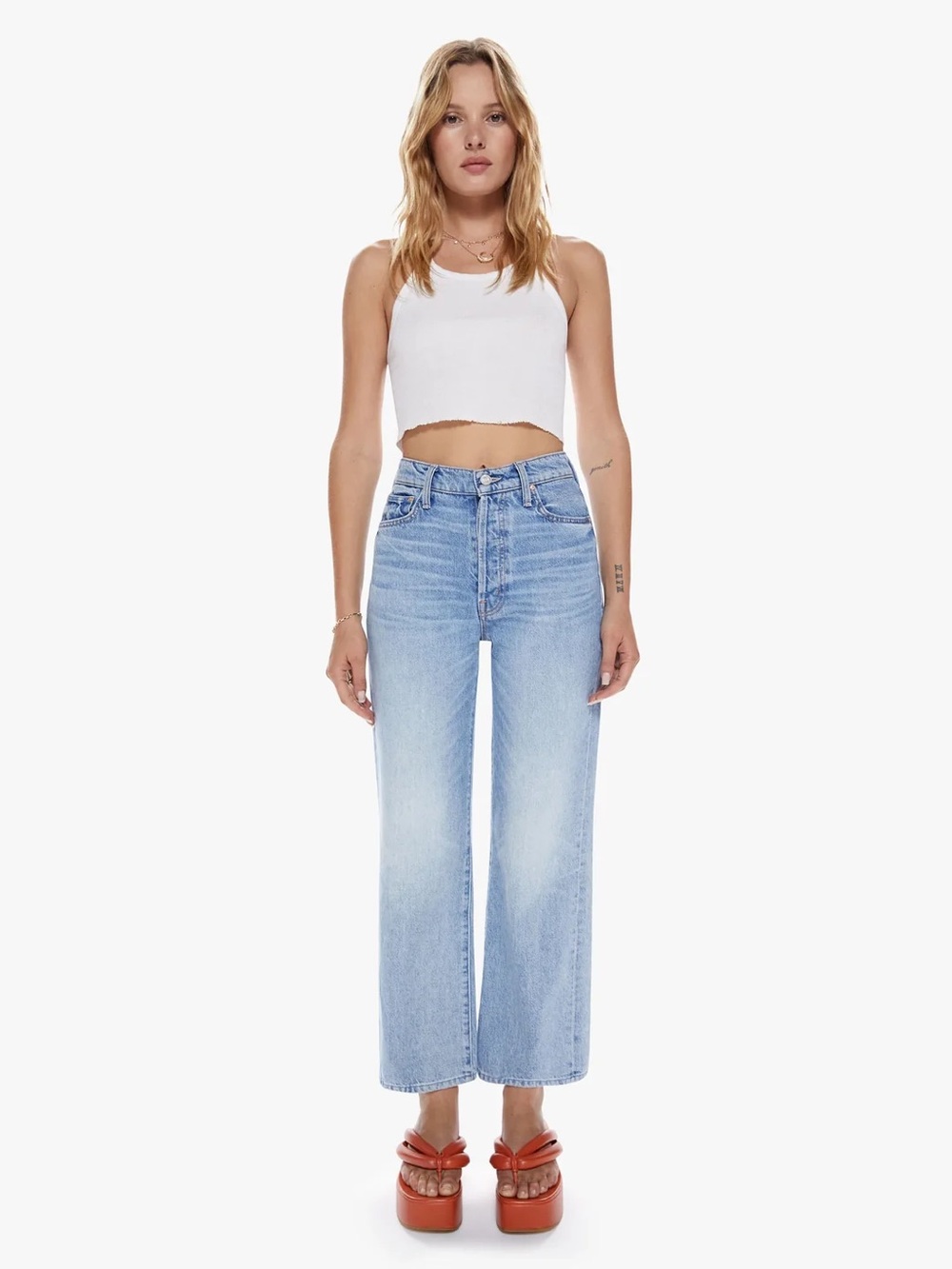 MOTHER The Rambler Ankle Jeans in Bucket List - Size 26